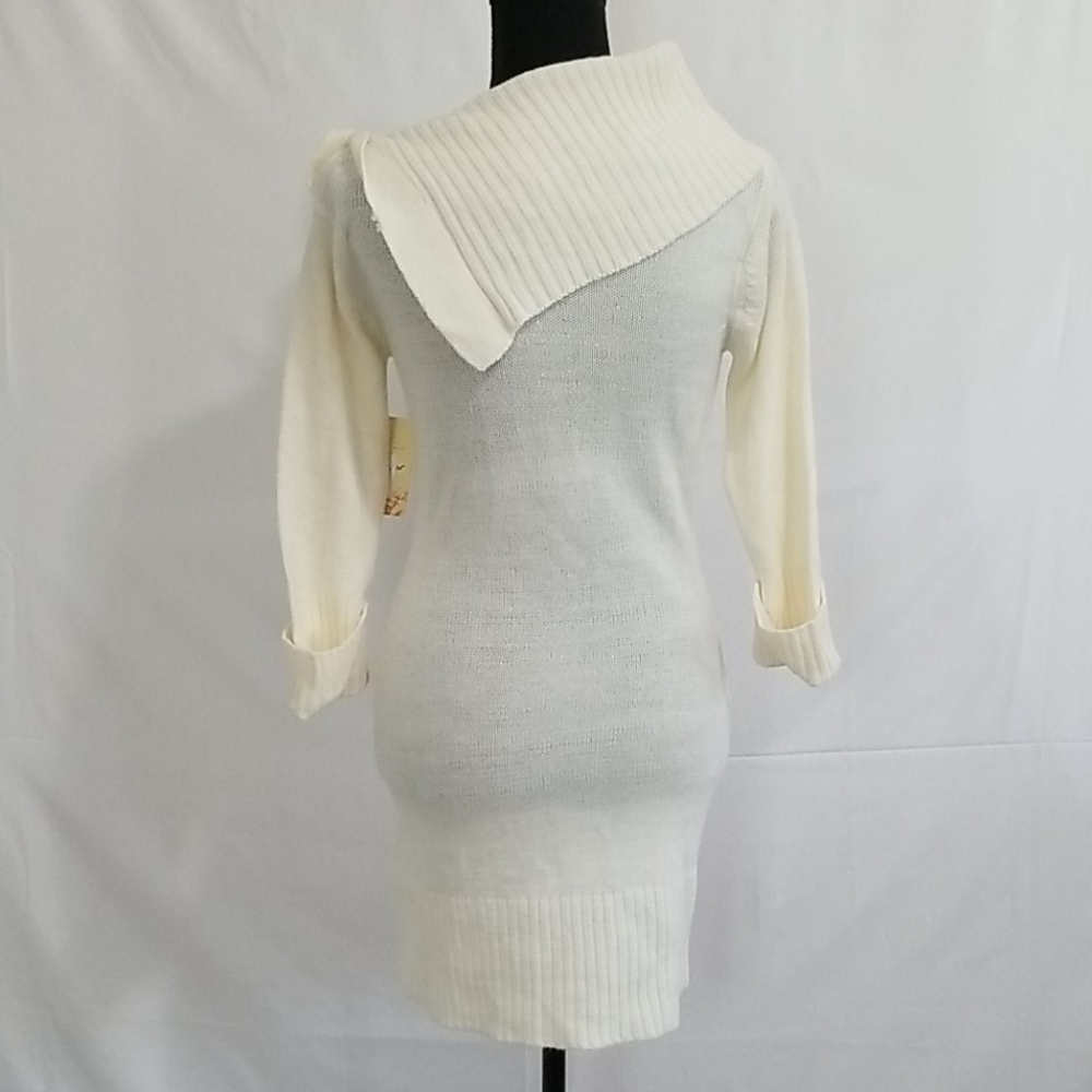 Derek Heart Cowl Neck Women's Medium Sweater Dress - Picture 4 of 7